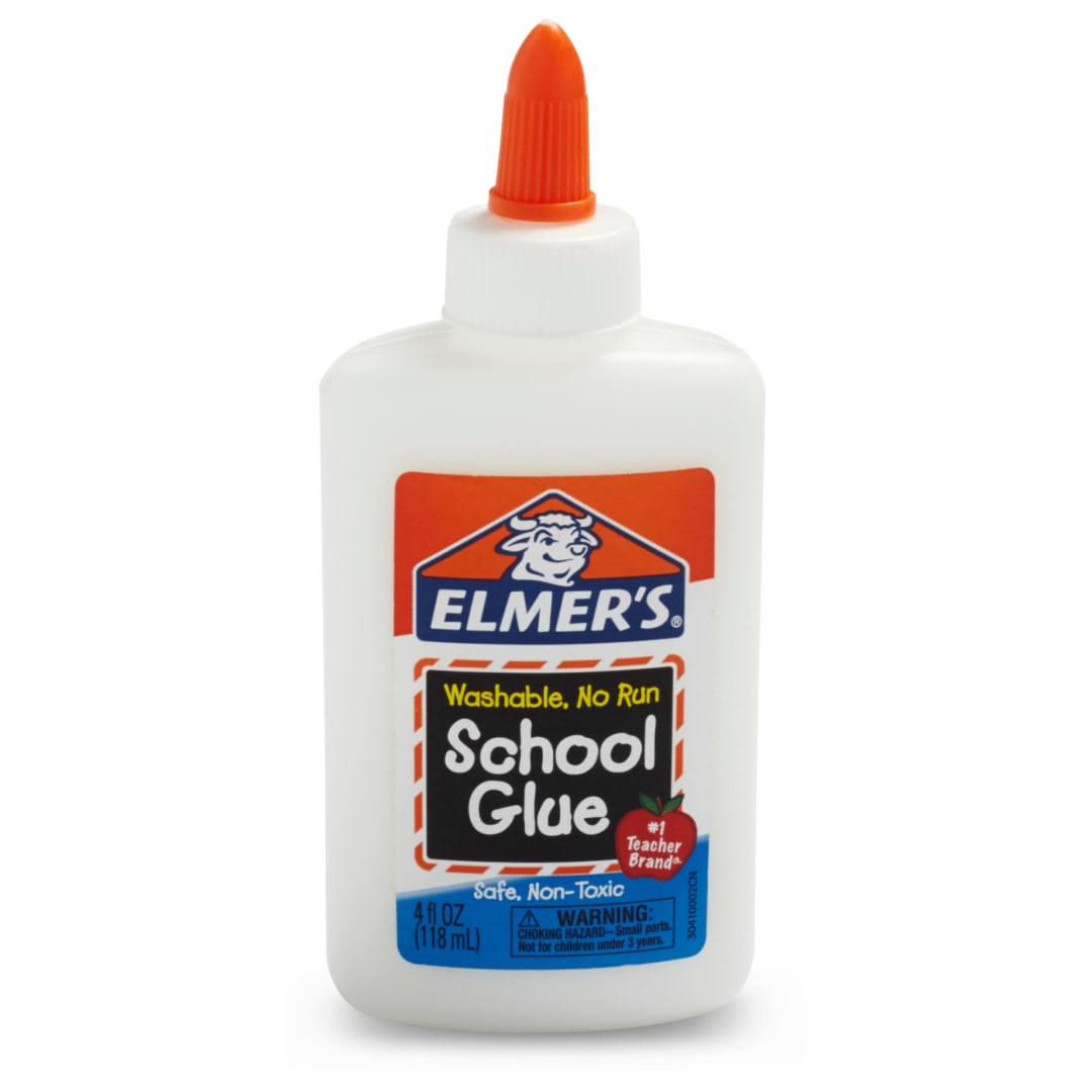Elmer's Liquid School Glue, Washable, Great for Making Slime, 4 Ounces, 1 Count