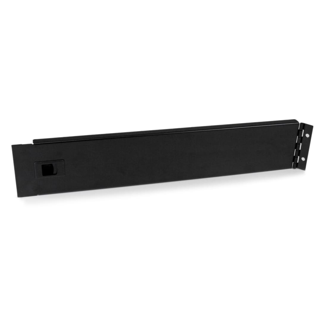 2U Hinged Solid Server Rack Blanking Panel