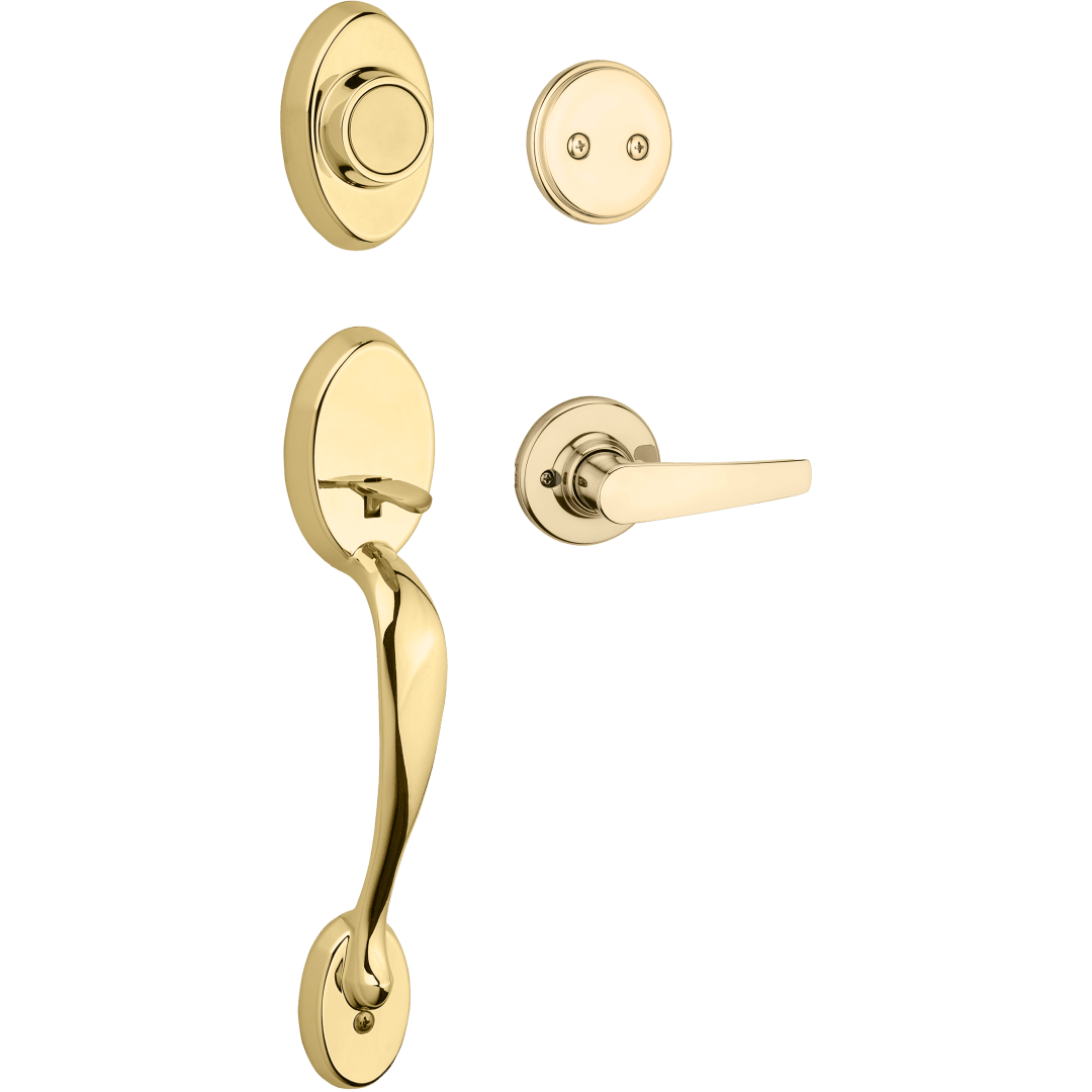 Chelsea Dummy Handleset w/Delta Lever in Lifetime Polished Brass