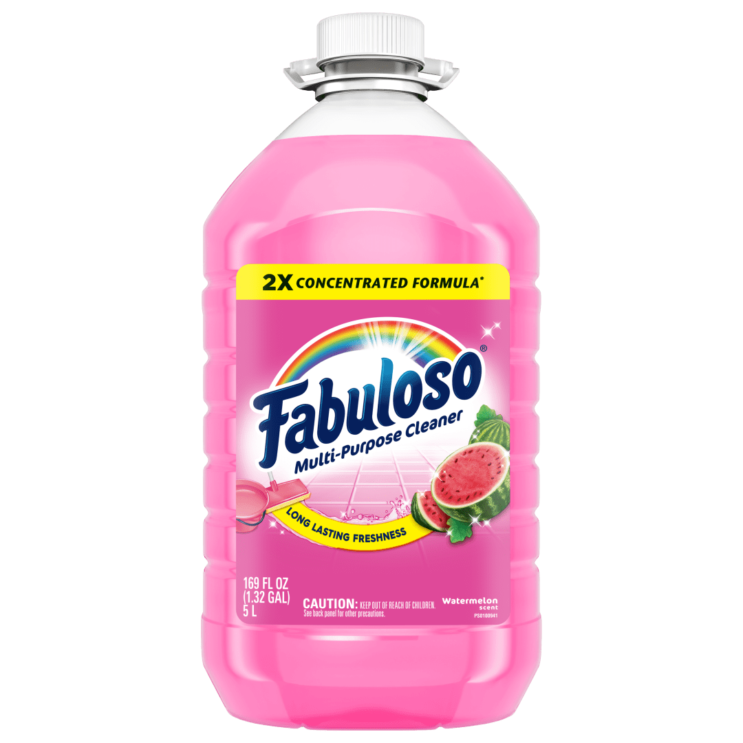 Fabuloso Multi-Purpose Cleaner, 2X Concentrated Formula, Watermelon Scent, 169 fl oz