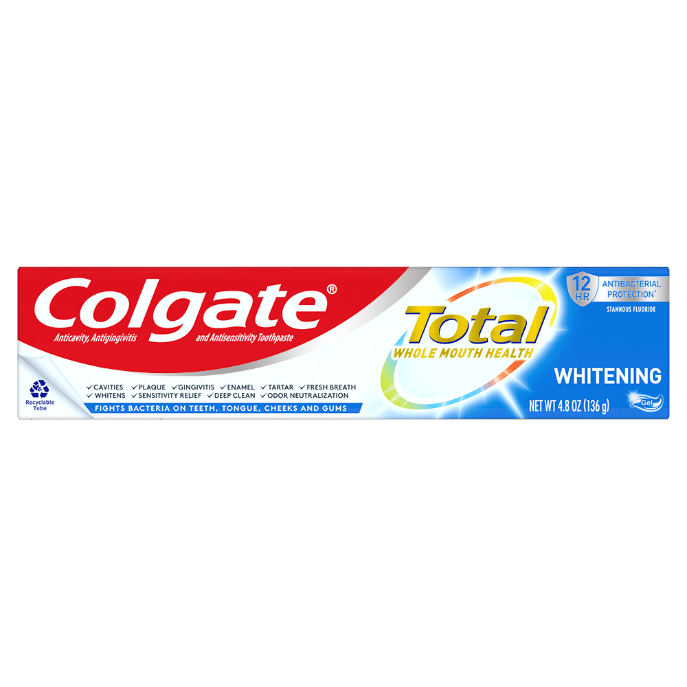 Colgate Total Whitening Gel Toothpaste - 4.8oz 1PK