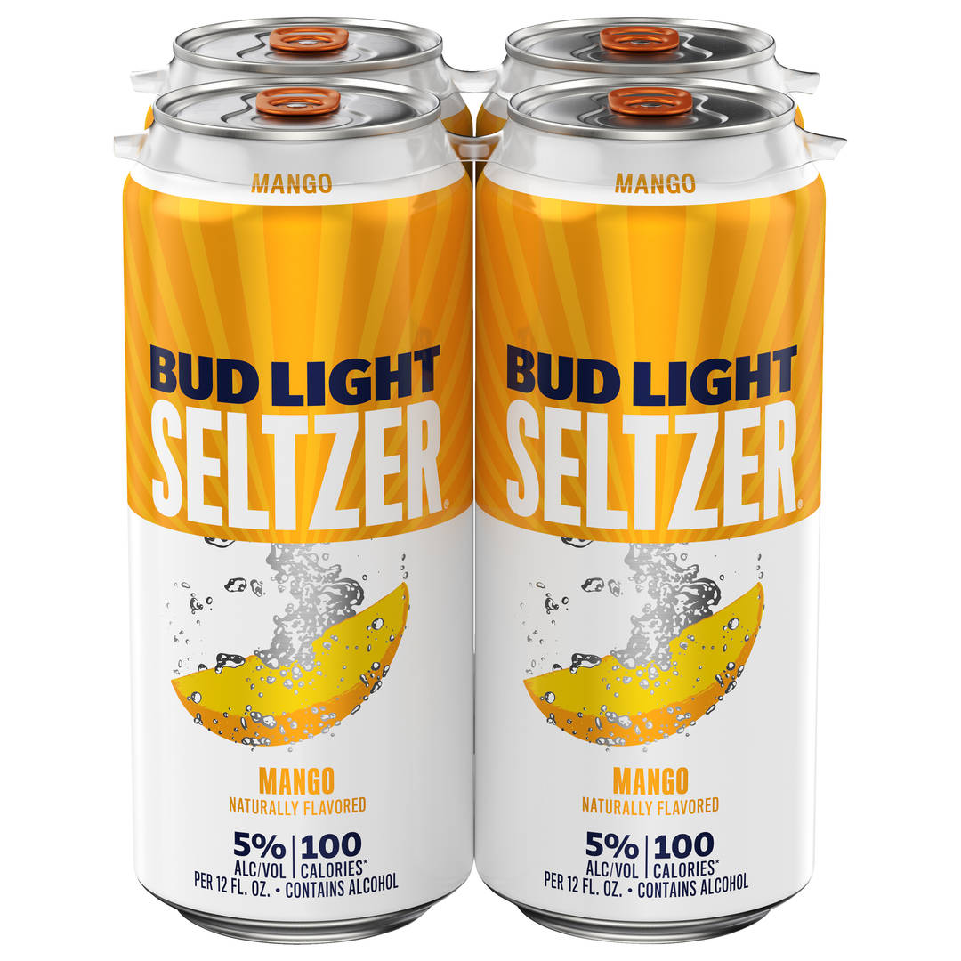Bud Light Seltzer Mango Beer 4 - 12 fl oz Cans
