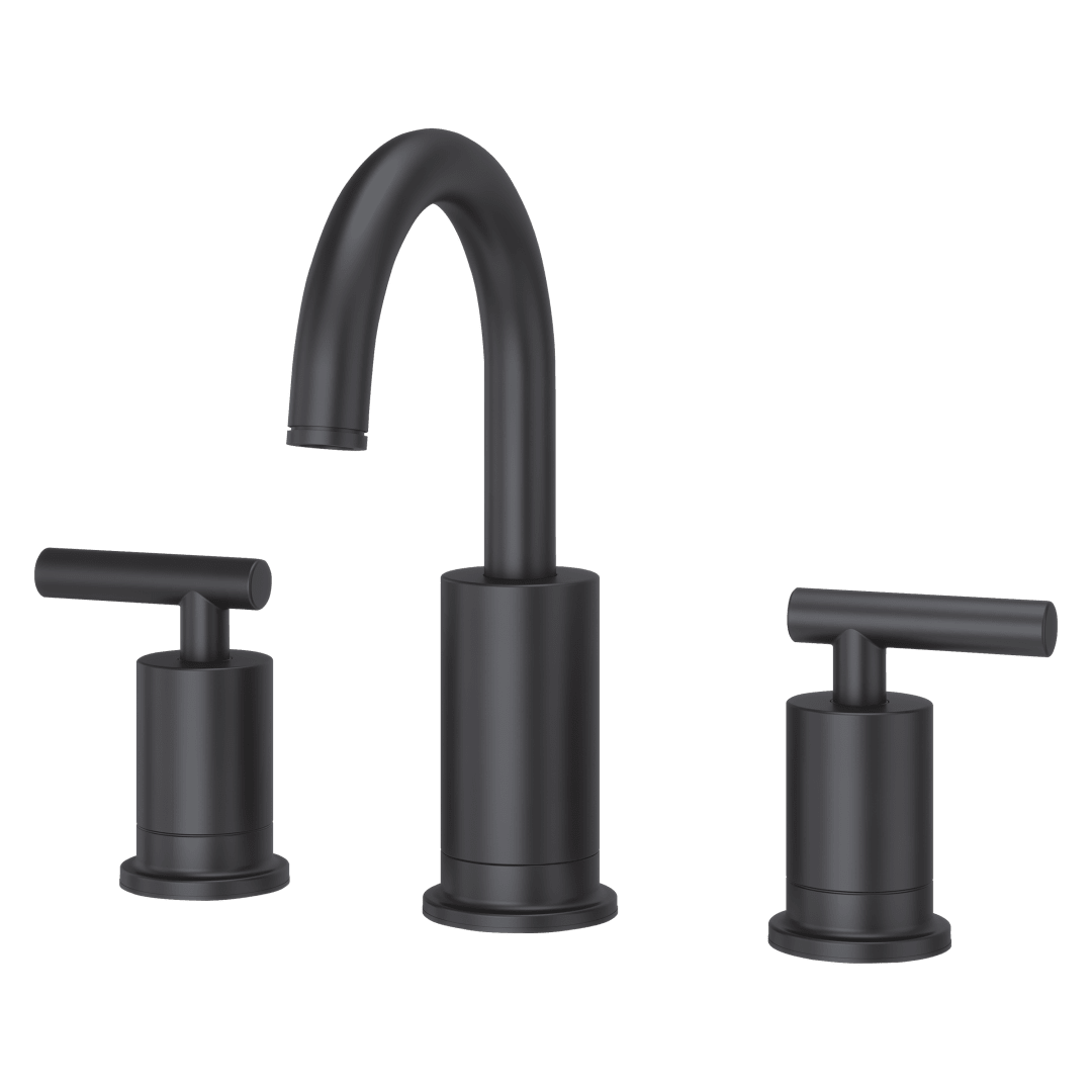 Contempra 8" Widespread Bathroom Faucet in Matte Black