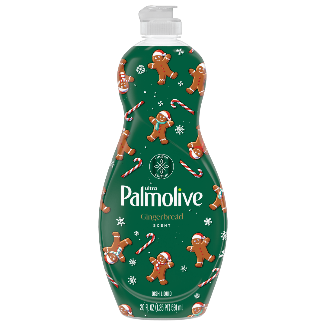 Palmolive Ultra Strength Liquid Dish Soap, Limited Edition, Gingerbread Scent, 20 fl oz Bottle