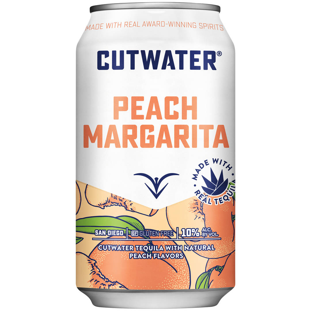 Cutwater Peach Margarita, 12 fl. oz. Can