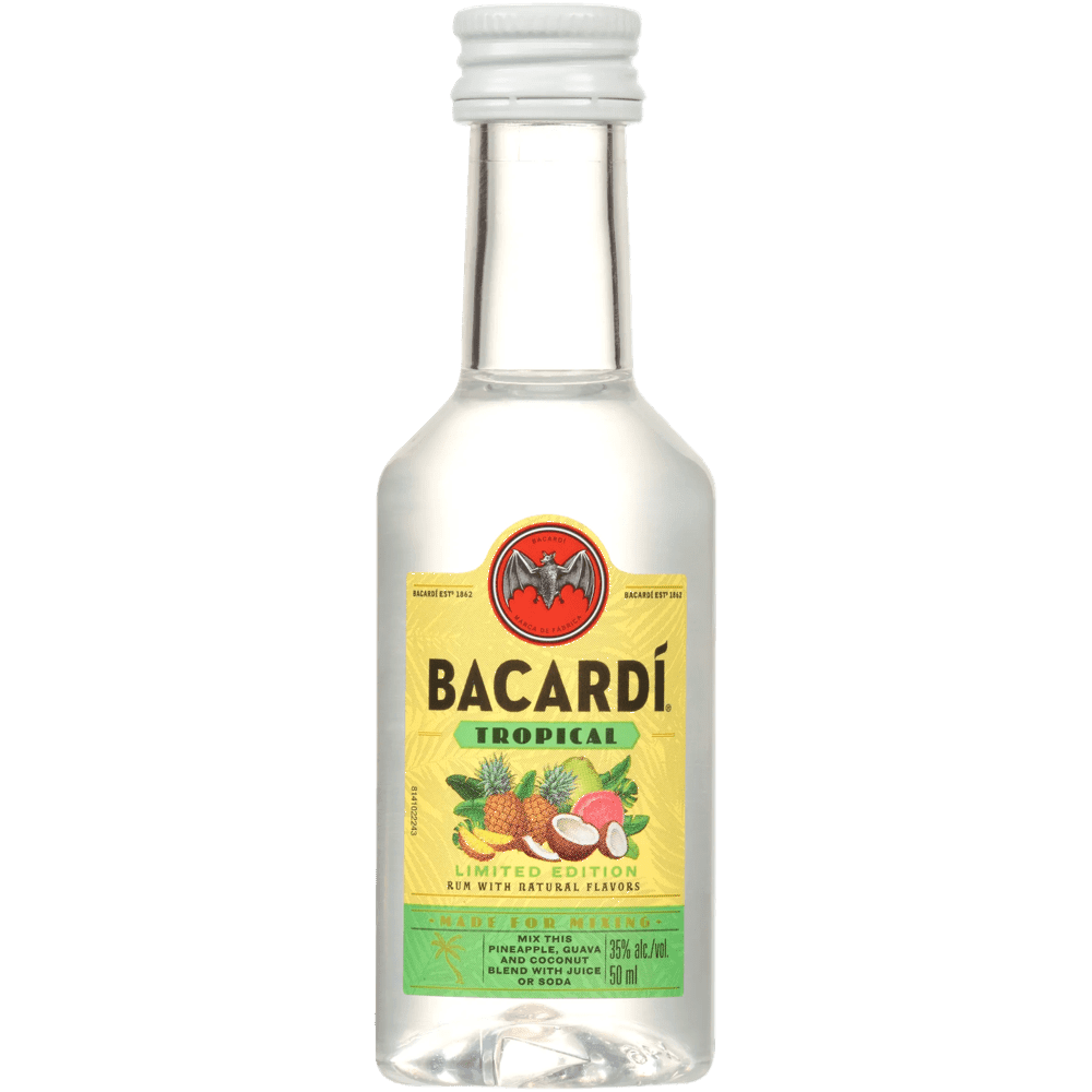Bacardi Tropical Rum, Gluten Free 35% 50mL