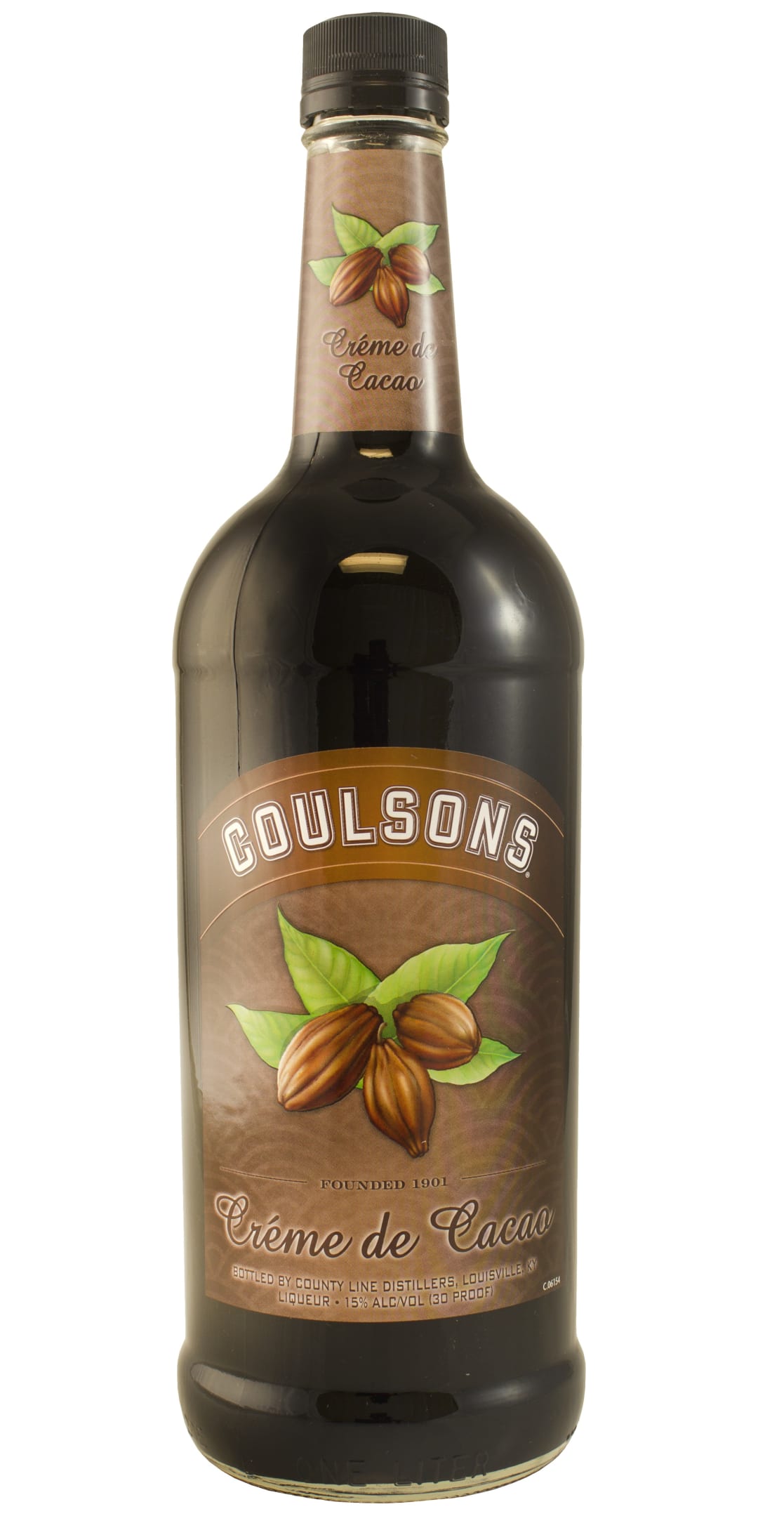 Coulsons Creme De Cacoa Liqueur 1l 30 Proof