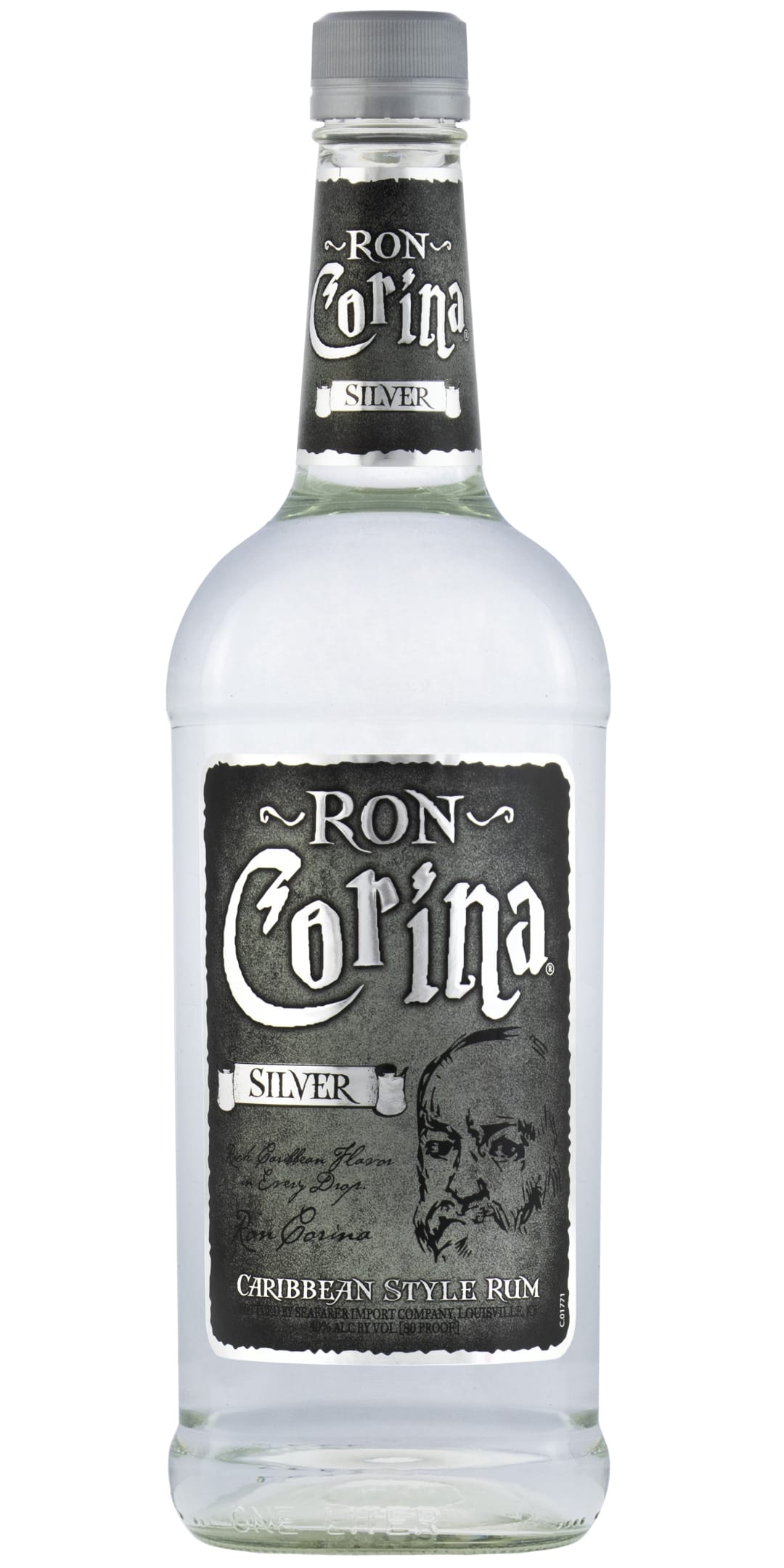 Ron Corina White Rum 1l 80 Proof