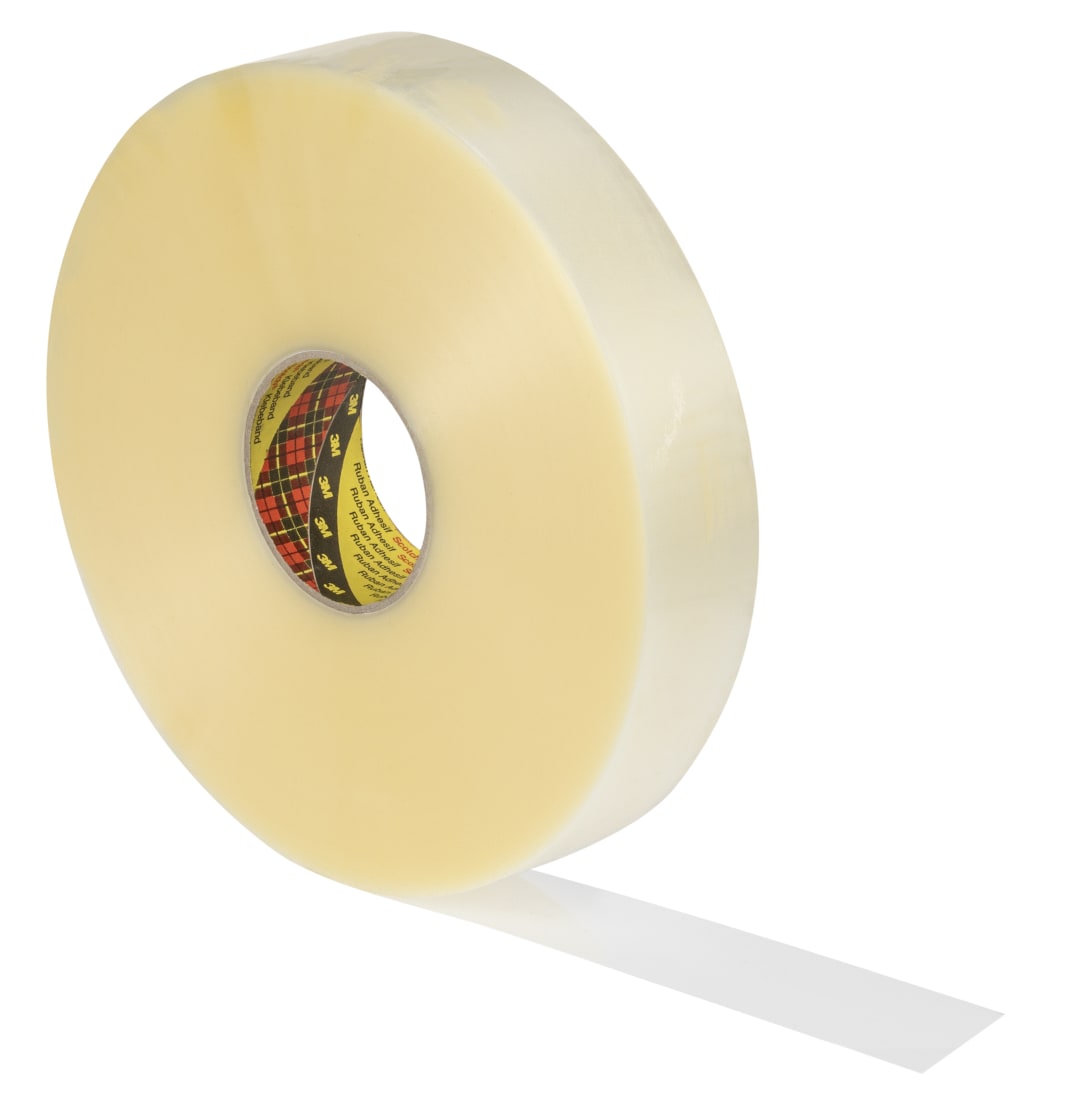 Scotch® Performance Box Sealing Tape 3739, Transparent, 50 mm x 990 m