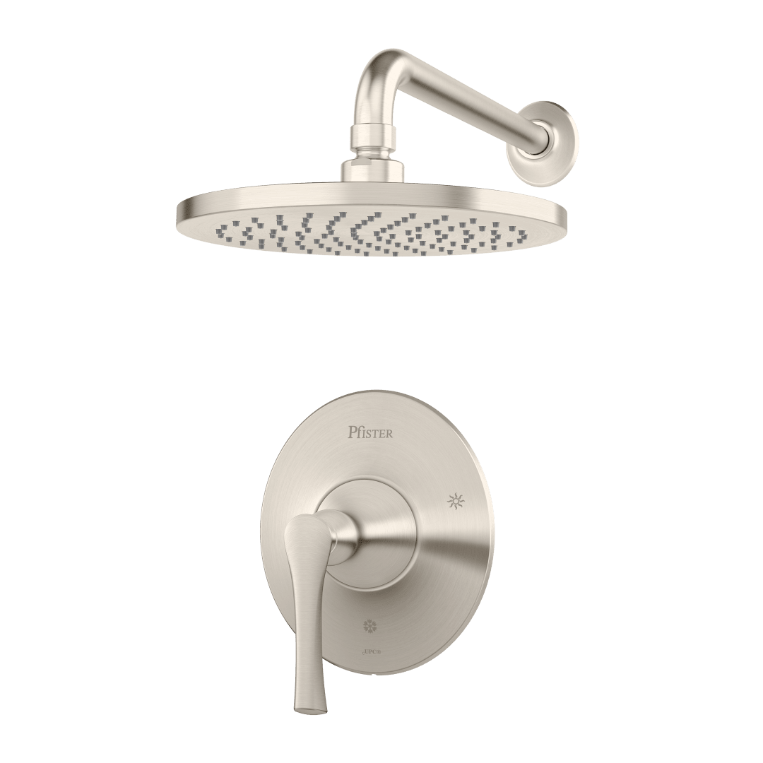 Rhen 1-Handle Shower Only Trim in Brushed Nickel