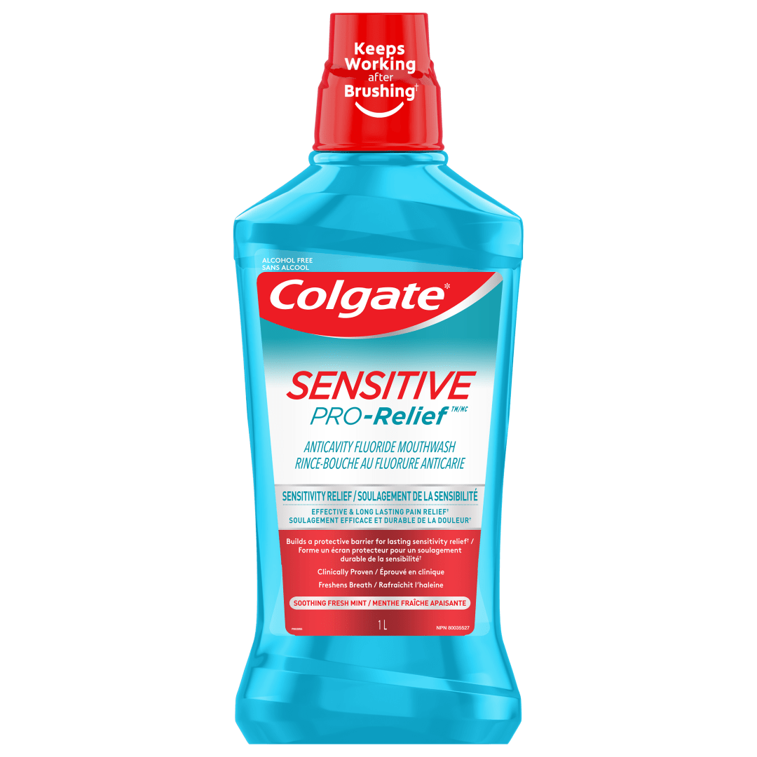 Colgate Sensitive Pro-Relief Mouthwash, Fresh Mint -1L