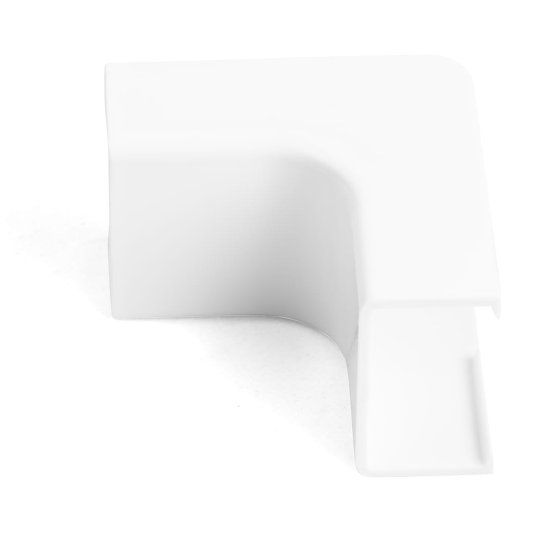 Wall Cable Raceway with Adhesive Tape - 19x11mm - Inside Elb