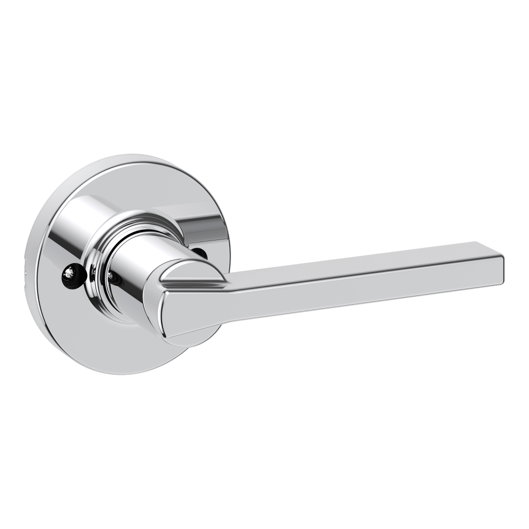 Casey Half - Dummy Door Lever in Polished Chrome