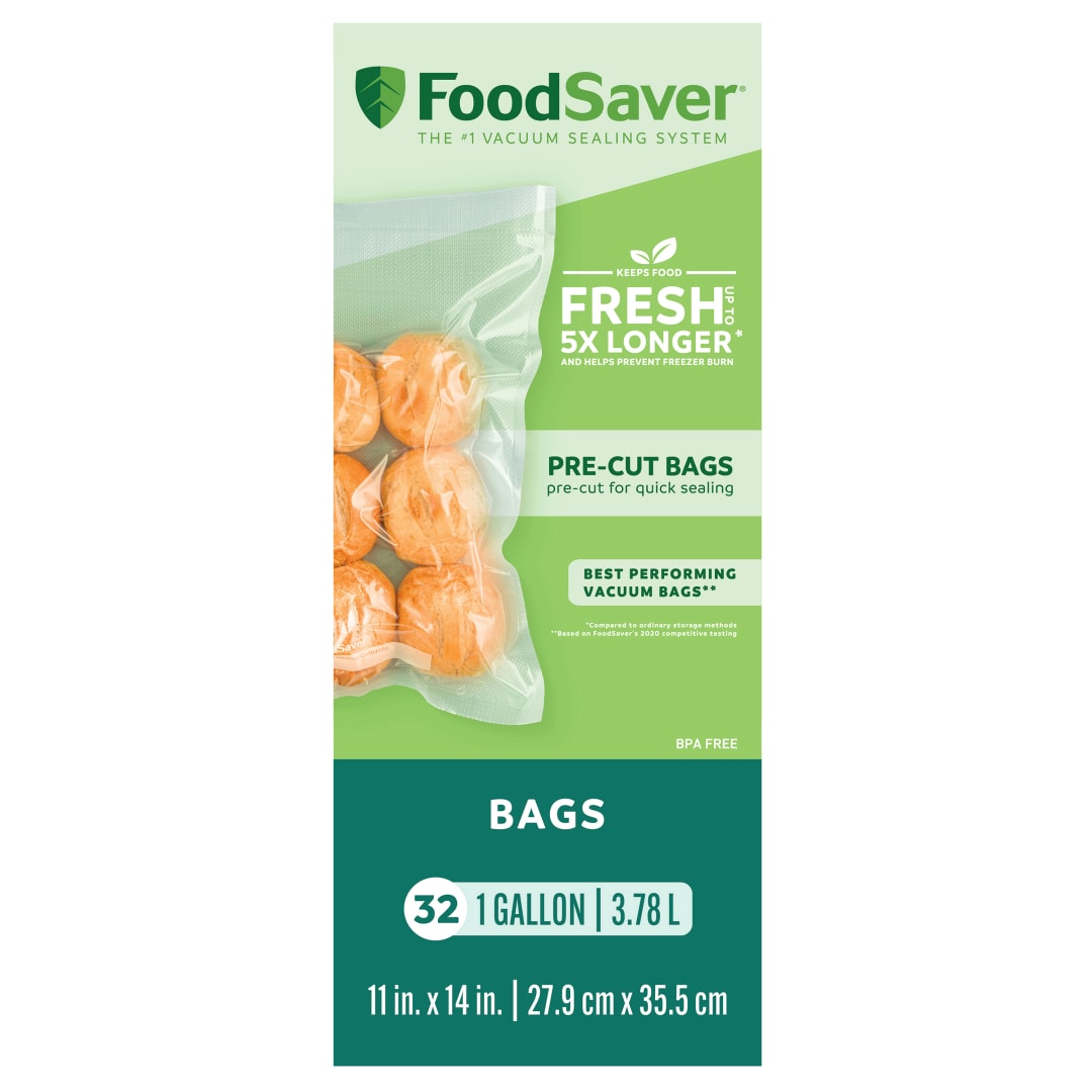 FoodSaver® Vacuum Sealer Bags, Gallon-Size (3.78 L), 32 Pack