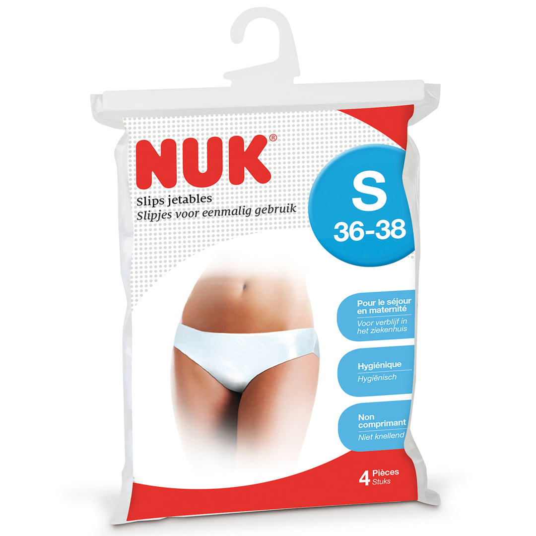 4 DISPOSABLE BRIEFS SIZE S