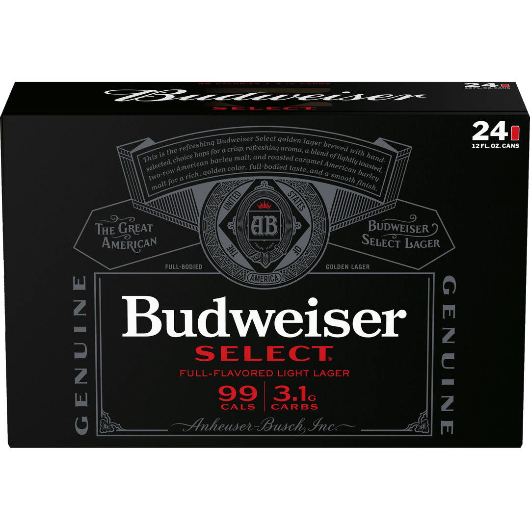 Budweiser Select Light Beer, 24 Pack 12 fl. oz. Cans, 4.3% ABV