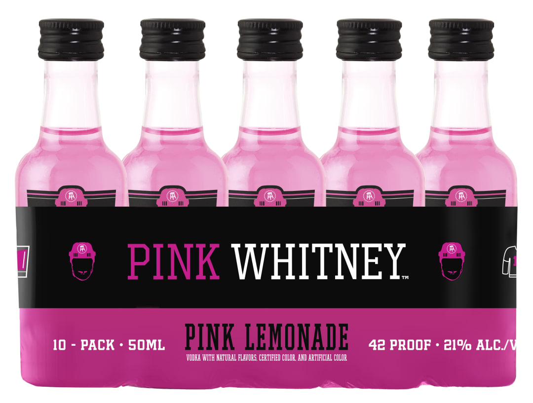 Pink Whitney Lemonade Flavored Vodka 50ml Bottle 10 Pack