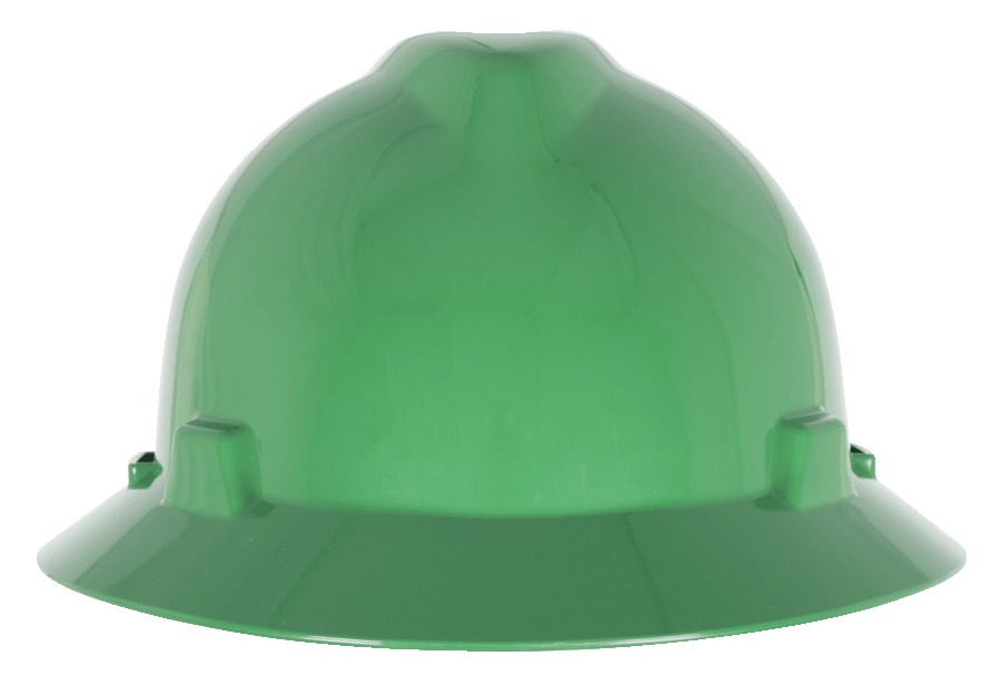 V-Gard® GREEN Full Brim Hard Hats