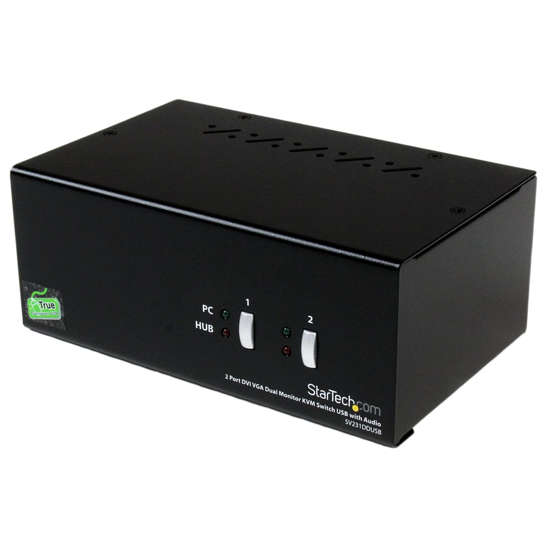 2-Port DVI/VGA USB KVM Switch