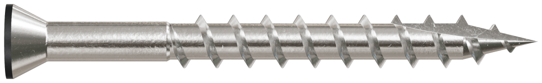 Simpson Strong-Tie T07162FT20BK Trim-Head Screw, 6-Lobe Drive — #7 x 1-5/8 in. T-15 Type 316, Black (20-Qty)