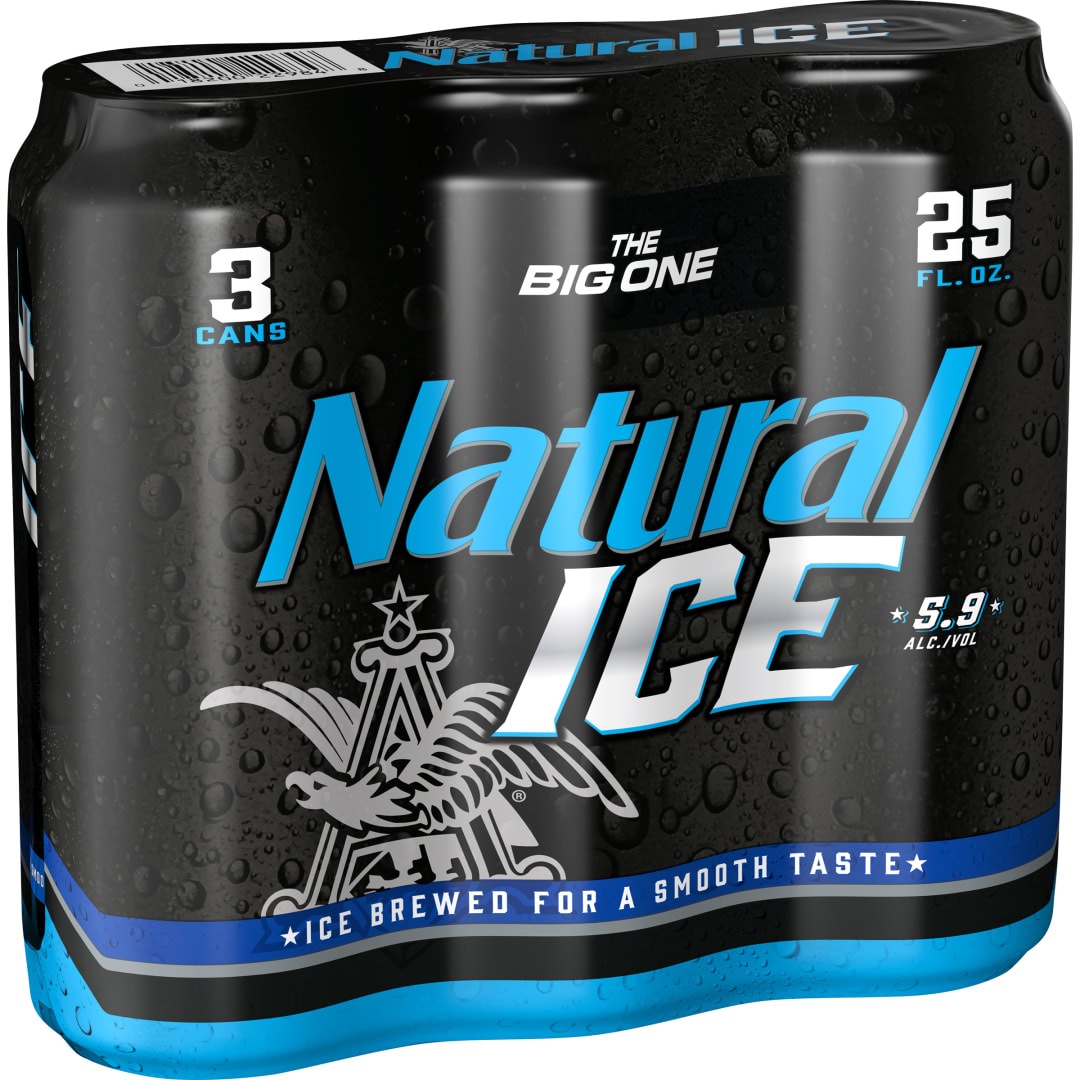 Natural Ice® Beer, 3 Pack 25 fl. oz. Cans