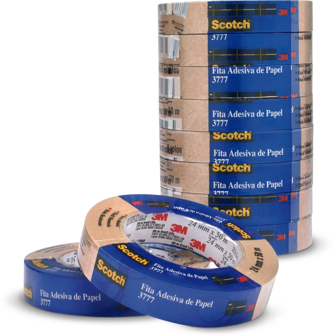 Fita de Empacotamento Scotch® de Papel Liso, 24 mm x 50 m , 8 Rolos