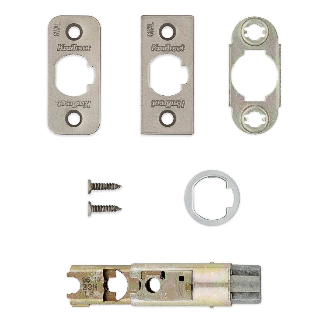 6-Way Adjustable Deadlatch for Satin Nickel Finish