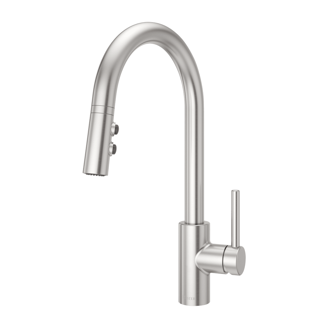 Stellen 1-Handle Pull-Down Kitchen Faucet in Stainless Steel