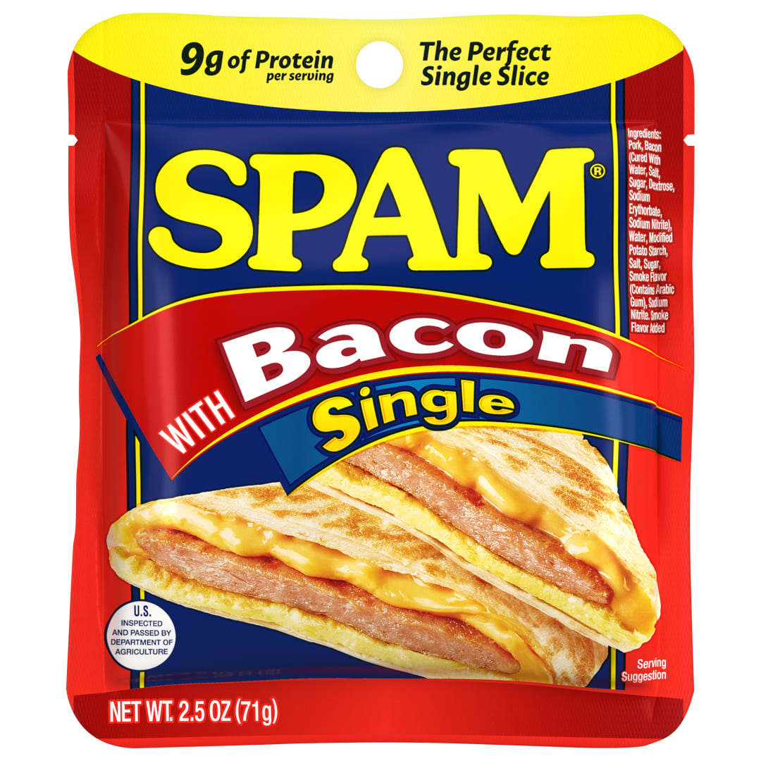 SPAM Single - Bacon 2.5oz