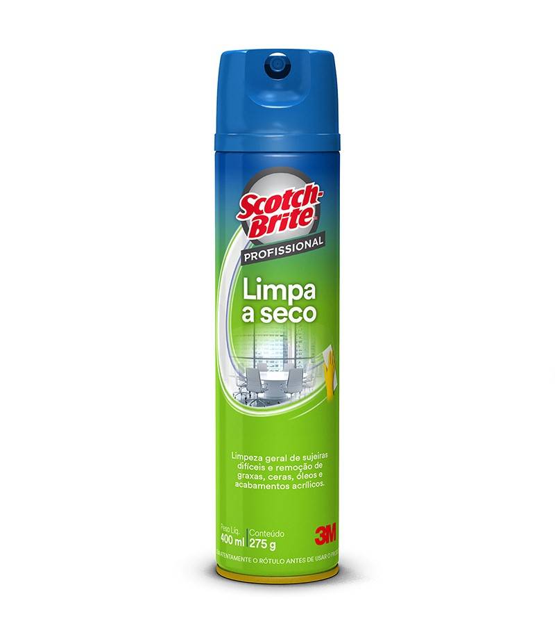 Spray Aerossol Limpa a Seco Scotch-Brite™ – Limpador de Uso Geral