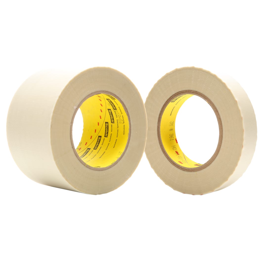 3M™ General Purpose Glass Cloth Tape 361, White, 50 mm x 55, Restricted, ABS5649A50/B50