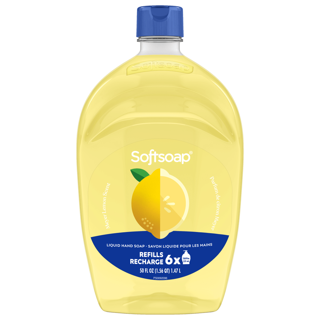 Softsoap Limited Edition Liquid Hand Soap, Meyer Lemon Scent, 50 fl oz Refill Bottle