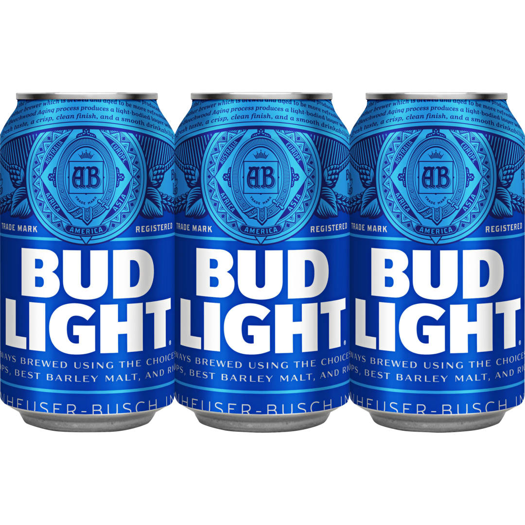 Bud Light American Lager Beer 6 Pack, 12 fl oz Cans
