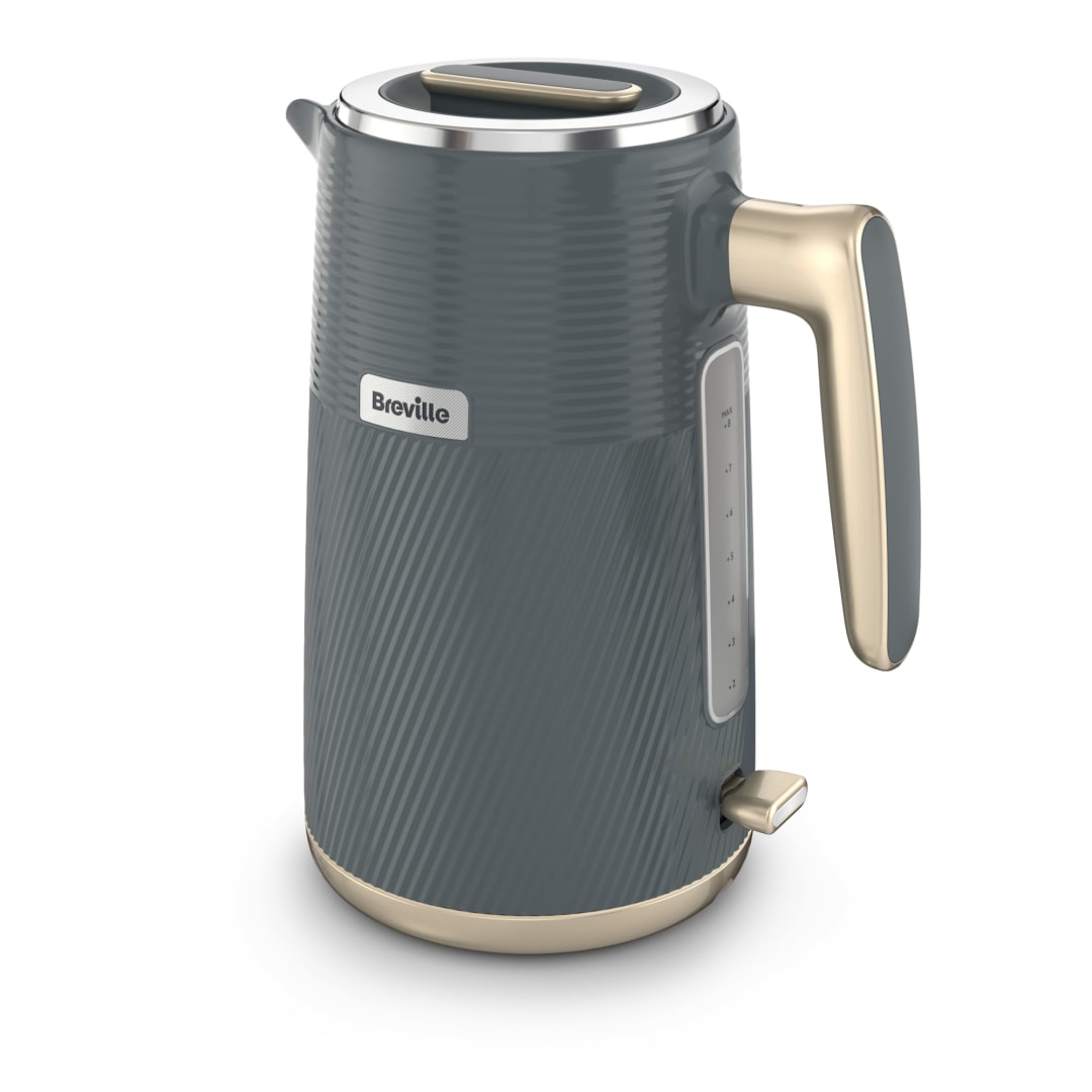 GREY AND GOLD 1.7L KETTLE UK