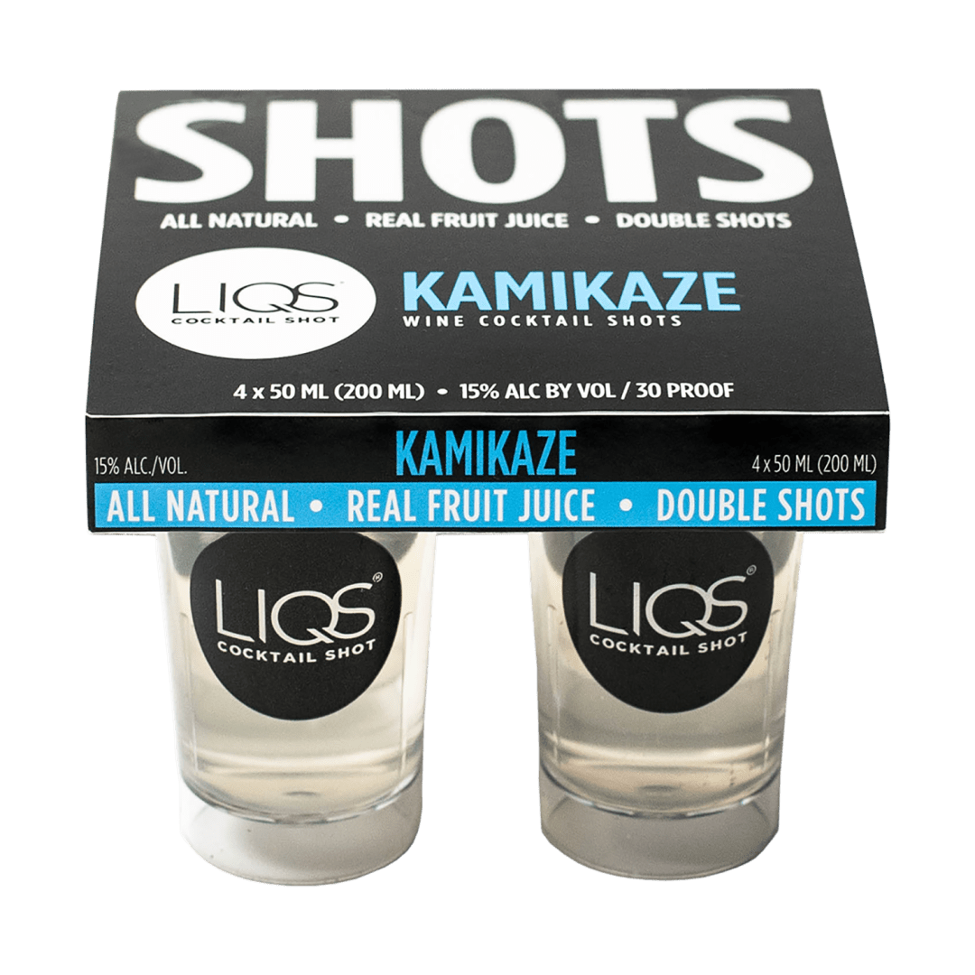 LIQS Kamikaze Wine Cocktail Shots 50ml 8 Pack