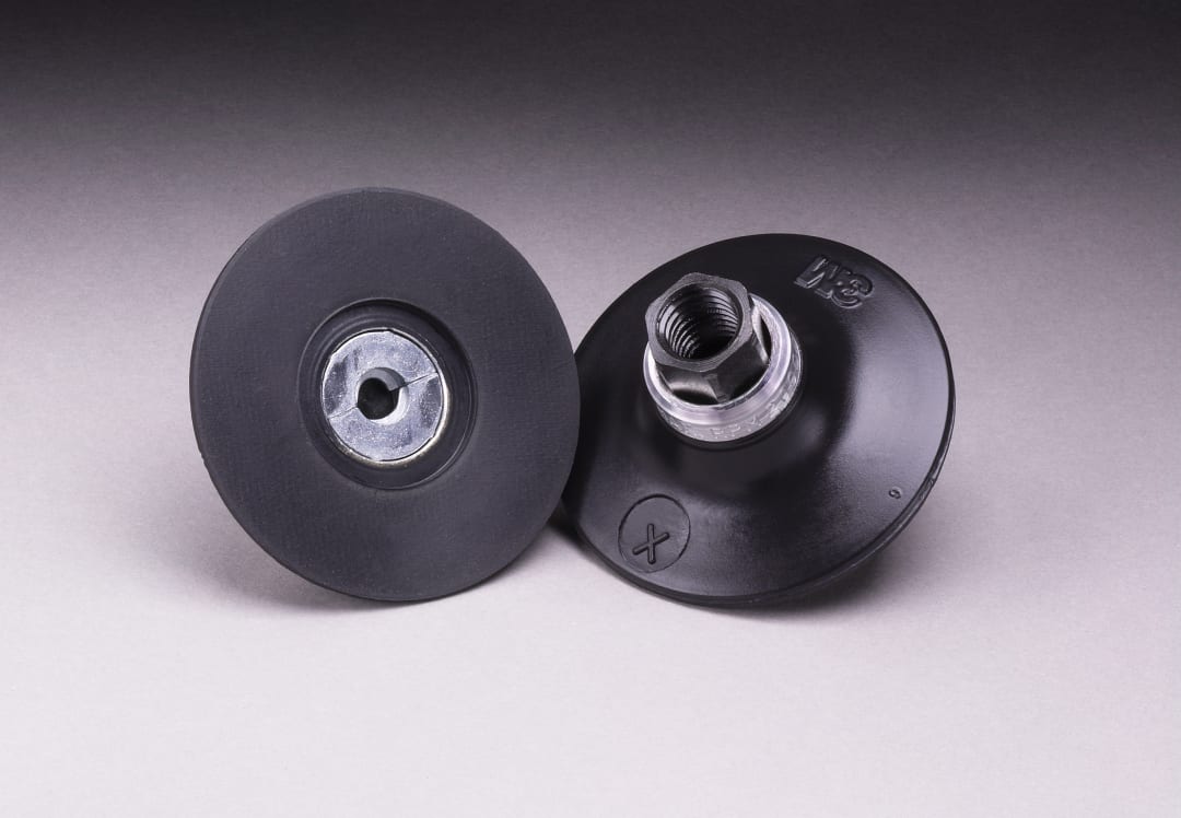 3M™ Roloc™ Gumová podložka , čierna, 75 mm x M14 – 2.0