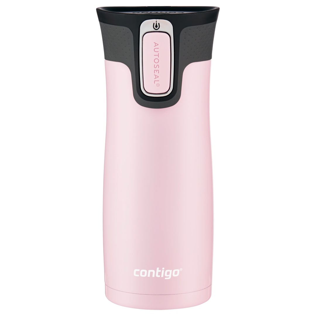 Contigo® West Loop Stainless Steel Travel Mug with AUTOSEAL® Lid, Millennial Pink, 16 oz