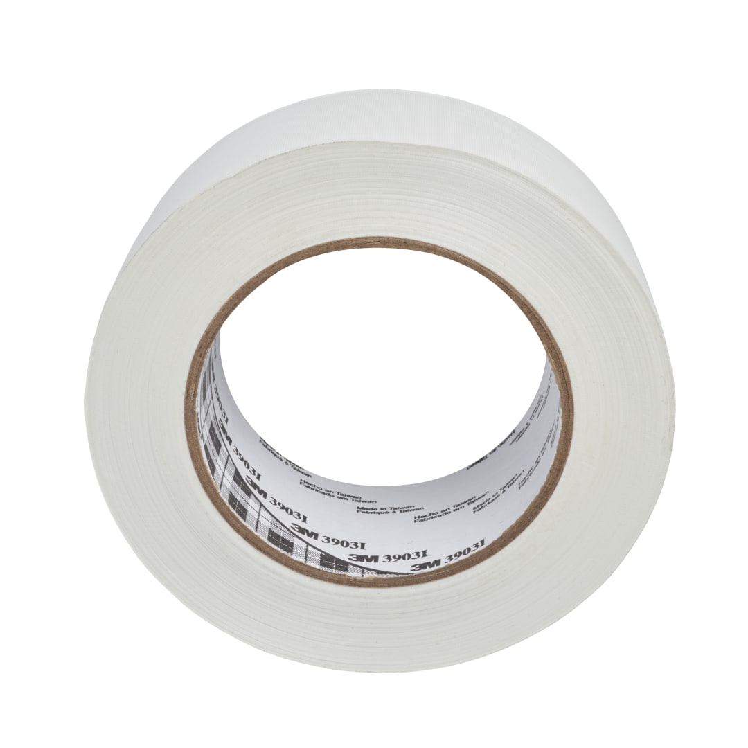 3M™ Vinil Koli Bandı 3903i, Beyaz, 50 mm x 50 m, 0.19 mm
