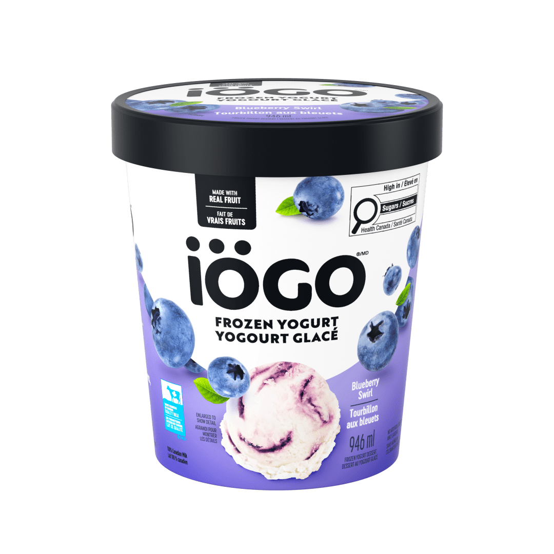 IOGO Froyo Bluebry Swirl Tub 6x946ml CA