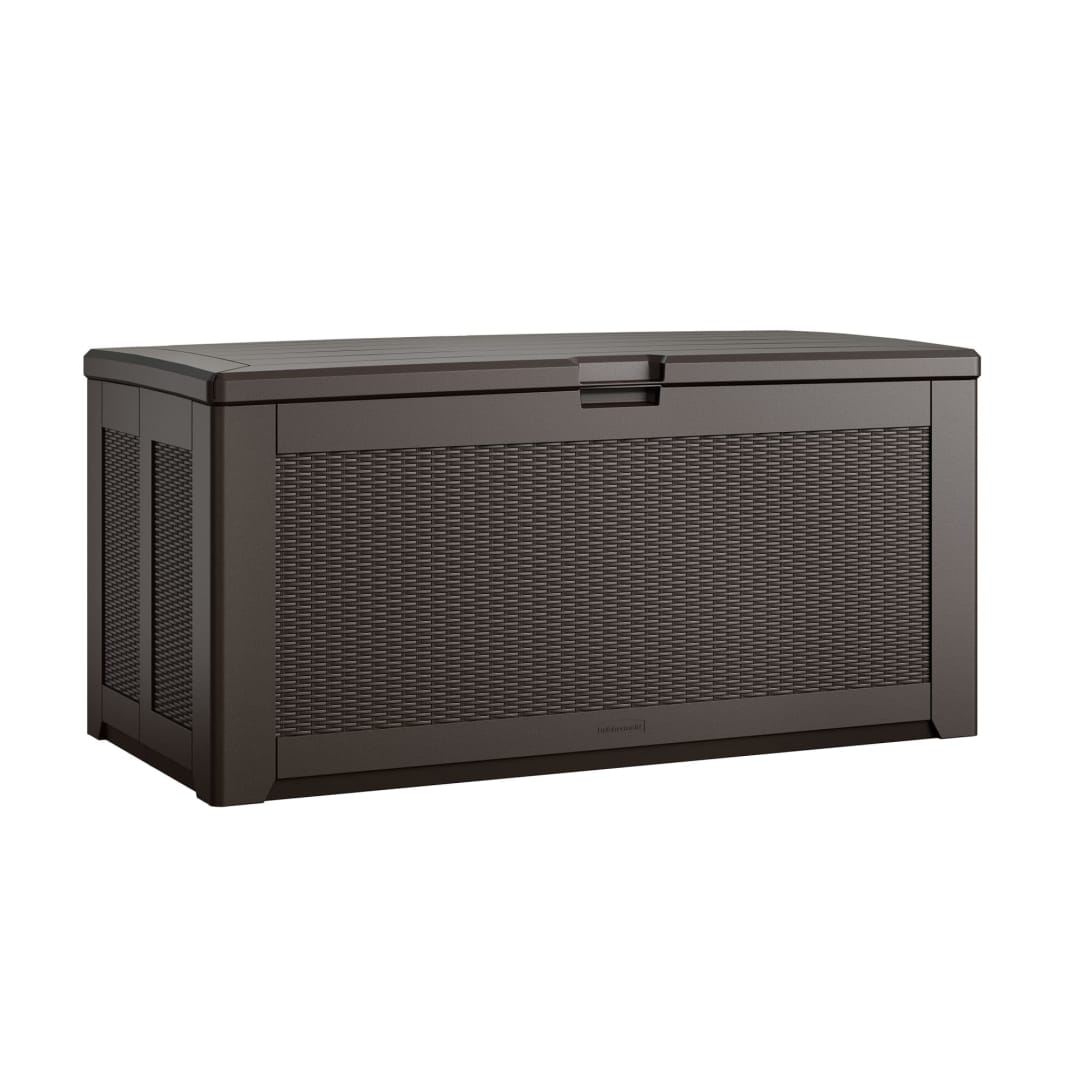 Rubbermaid Deck Box, Extra Large, 134 Gallon, Brown