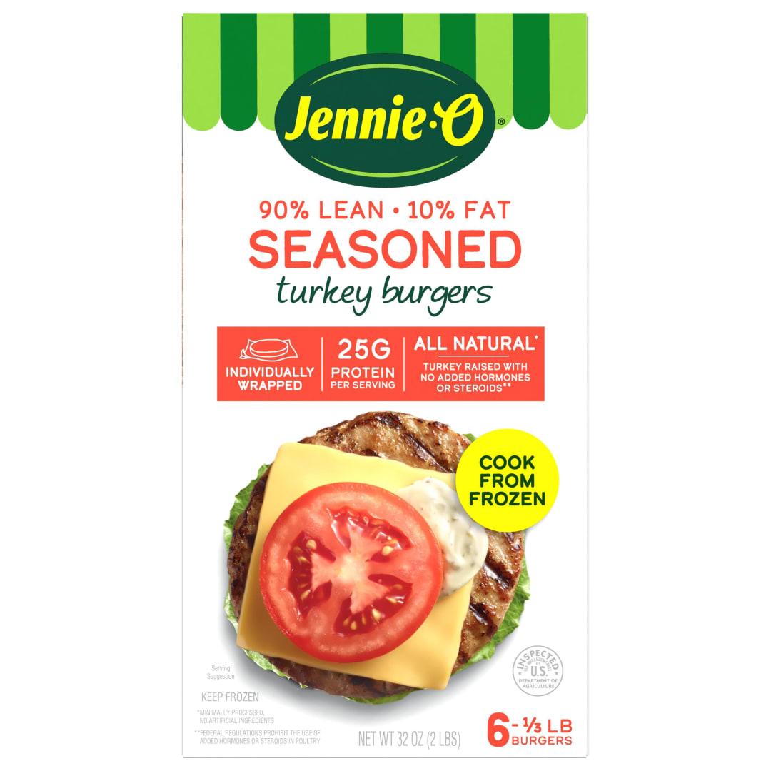 JENNIE-O Frozen Turkey Burger Seasoned