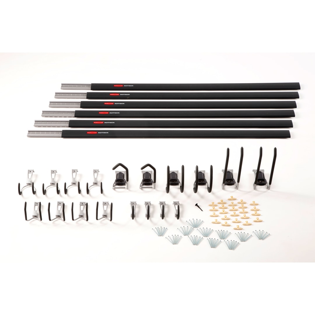 Rubbermaid FastTrack 24 Piece Extra Large Garage  Kit, Garage Organization