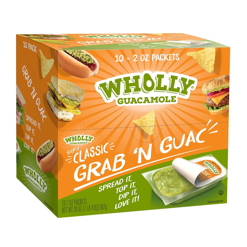 WHOLLY GUACAMOLE Classic Snack Pack