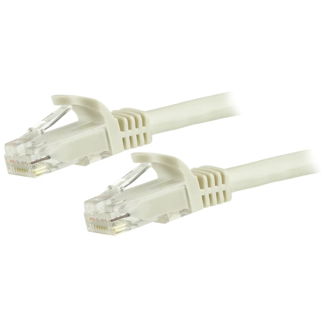 7m Cat6 Patch Cable - Snagless - White