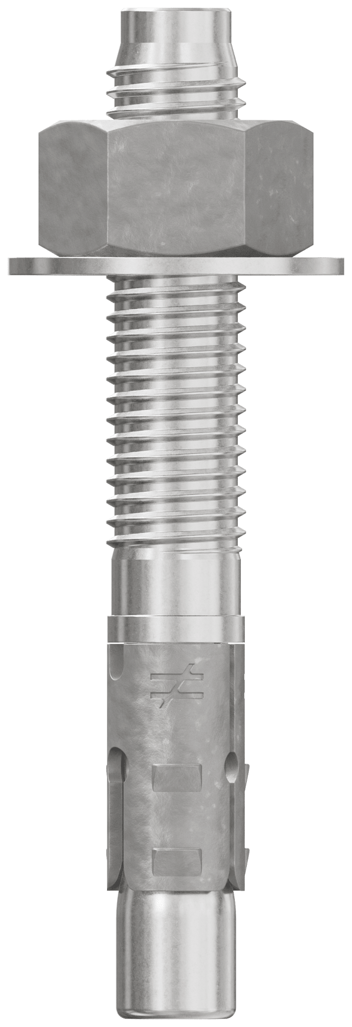 Simpson Strong-Tie STB2-62412S6F20 Strong-Bolt® 2 — 5/8 in. x 4-1/2 in. Type 316 Stainless-Steel Wedge Anchor, Fully Assembled (20-Qty)