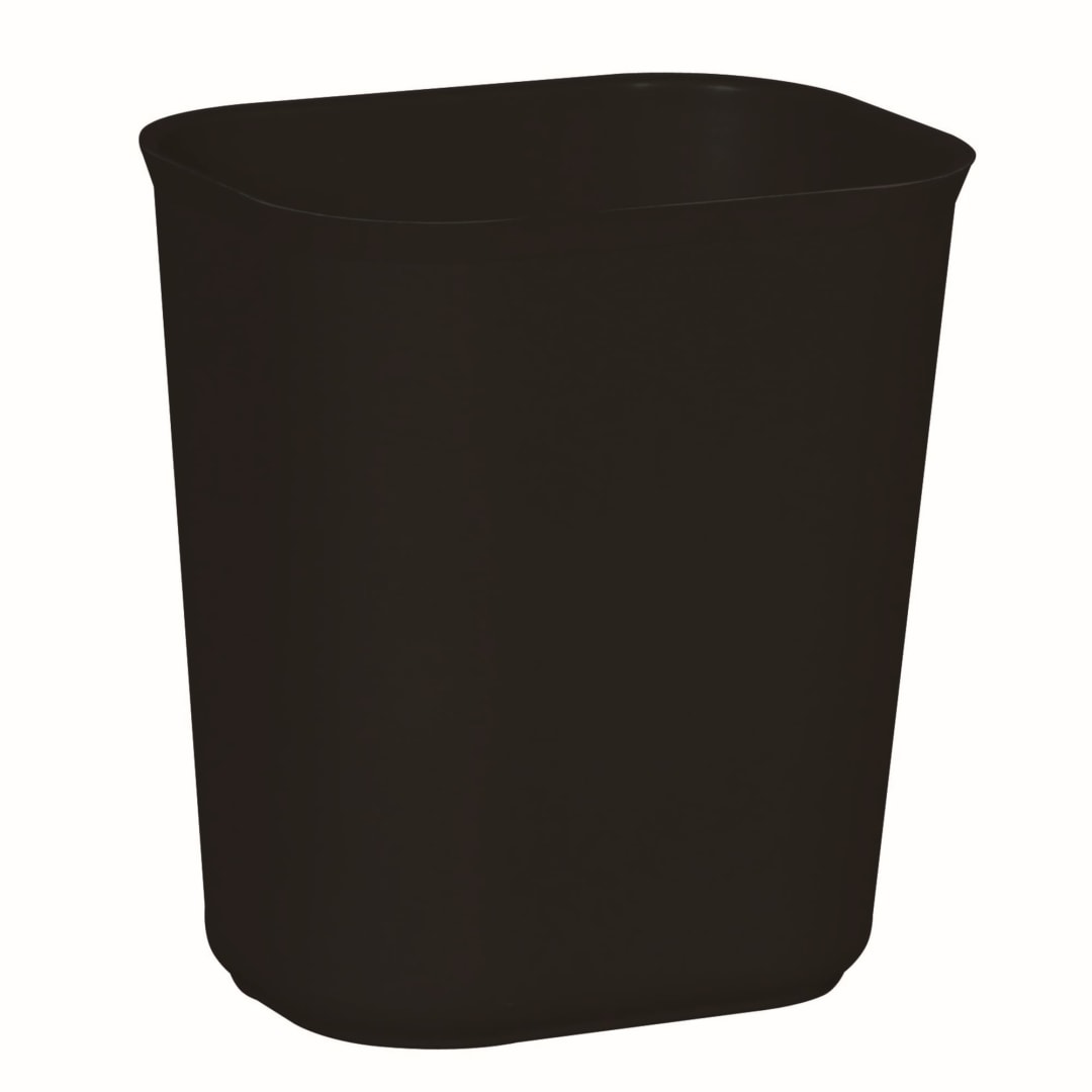 Fire Resistant Wastebasket 14-Quart Black