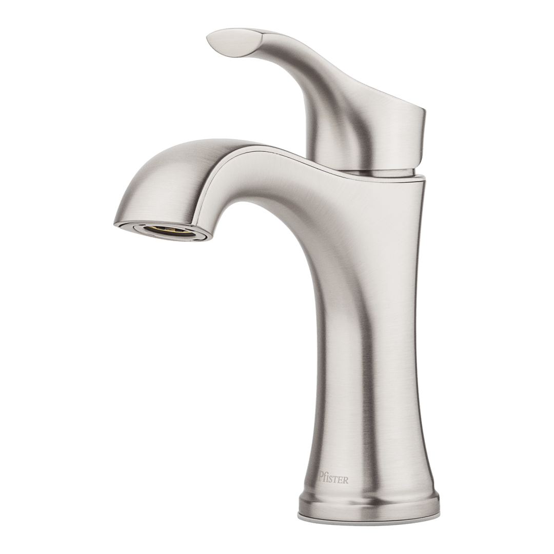 Auden Single Control 4" Centerset Bathroom Faucet in Spot Defense Brushed Nickel