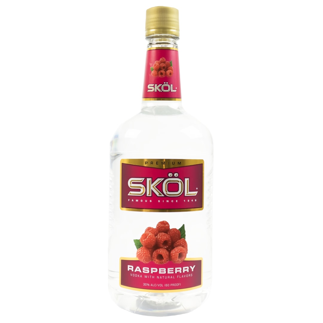 Skol Raspberry Vodka 1.75l 60 Proof