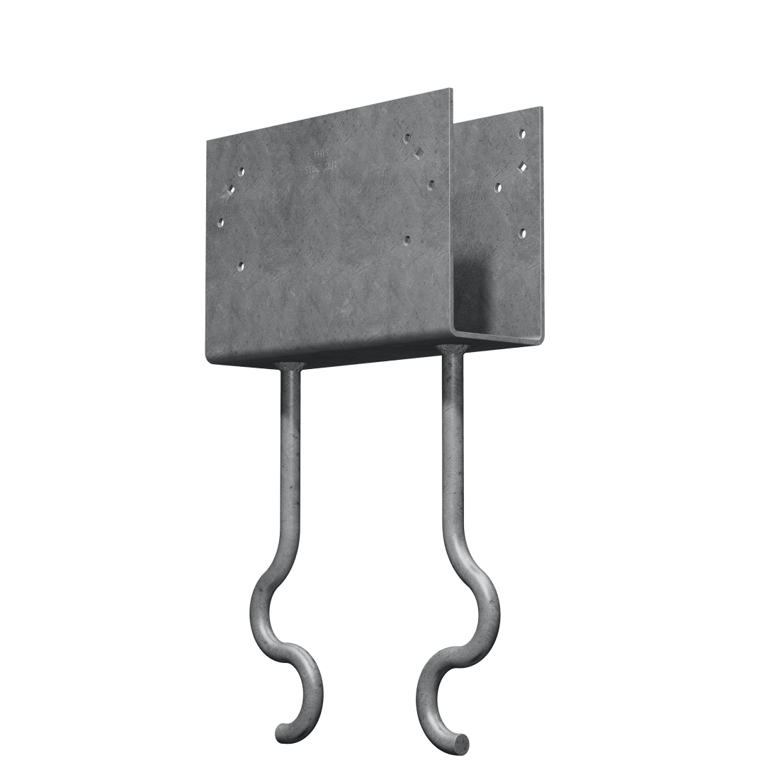 Simpson Strong-Tie CCQM3.62-SDSHDG CCQM® Hot-Dip Galvanized Column Cap for 3-5/8 in. Beam, with Strong-Drive® SDS Screws