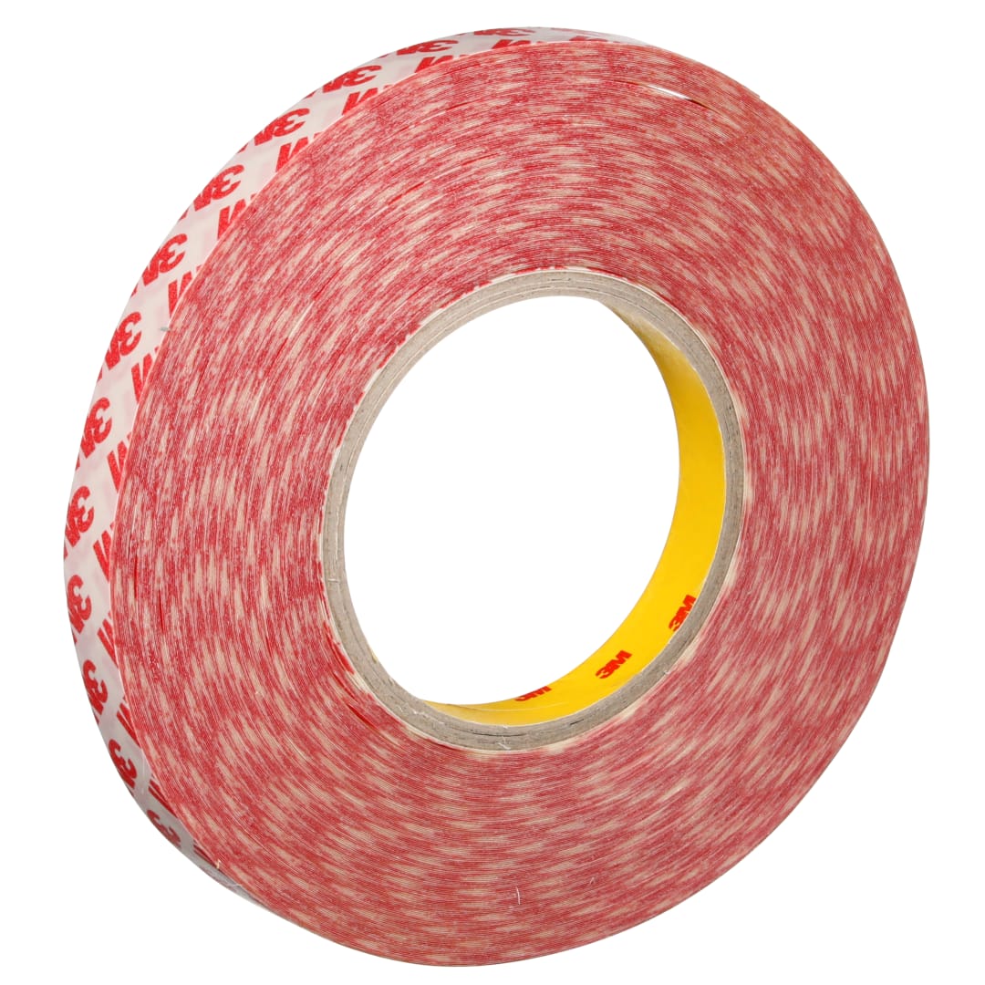 3M™ Double Coated Tape GPT-020, Transparent, 15 mm x 50 m, 0.2 mm